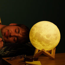 Load image into Gallery viewer, USB Wireless Moon Lamp