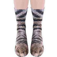 Load image into Gallery viewer, Animal Paw Socks