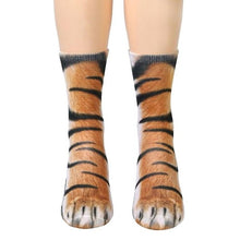 Load image into Gallery viewer, Animal Paw Socks